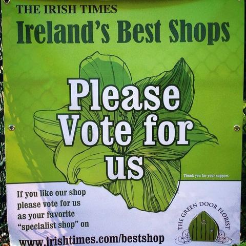 Please Vote For Us - Ireland's Best Shop Awards