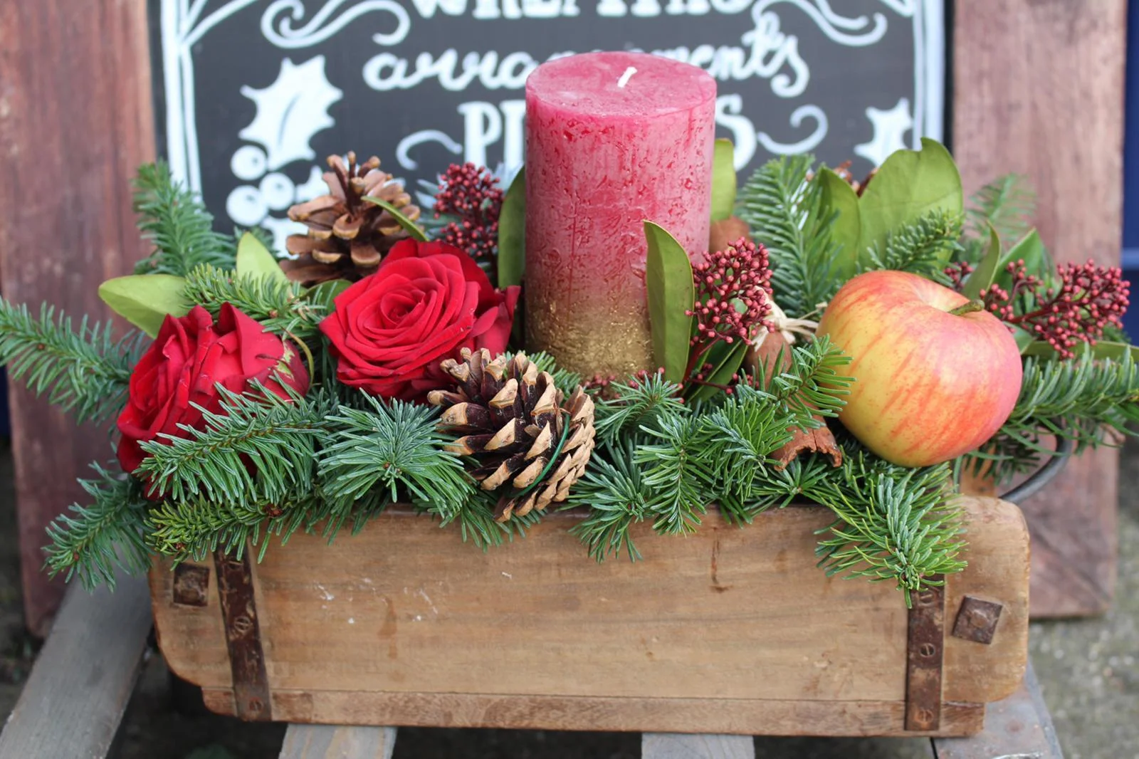 Green Door Table Arrangement - Image 2