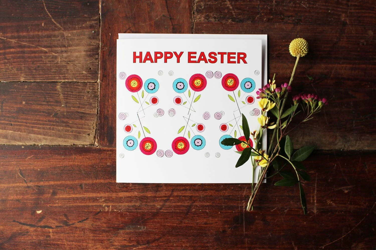 Stylised Easter Card