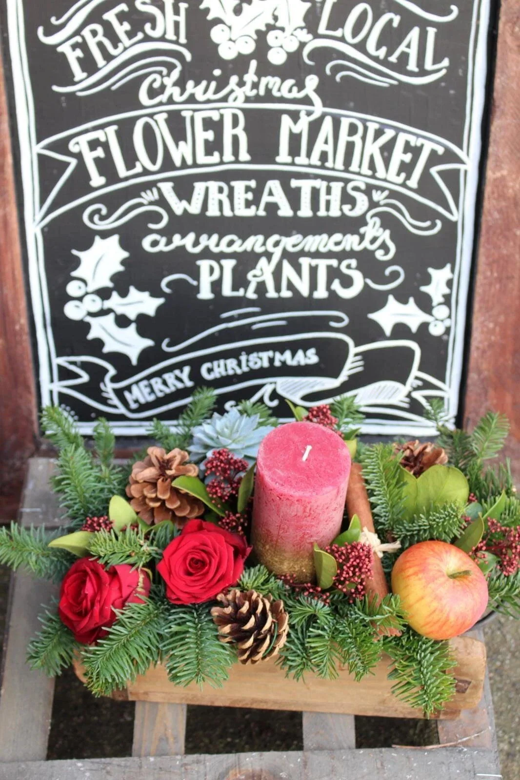 Green Door Table Arrangement - Image 3