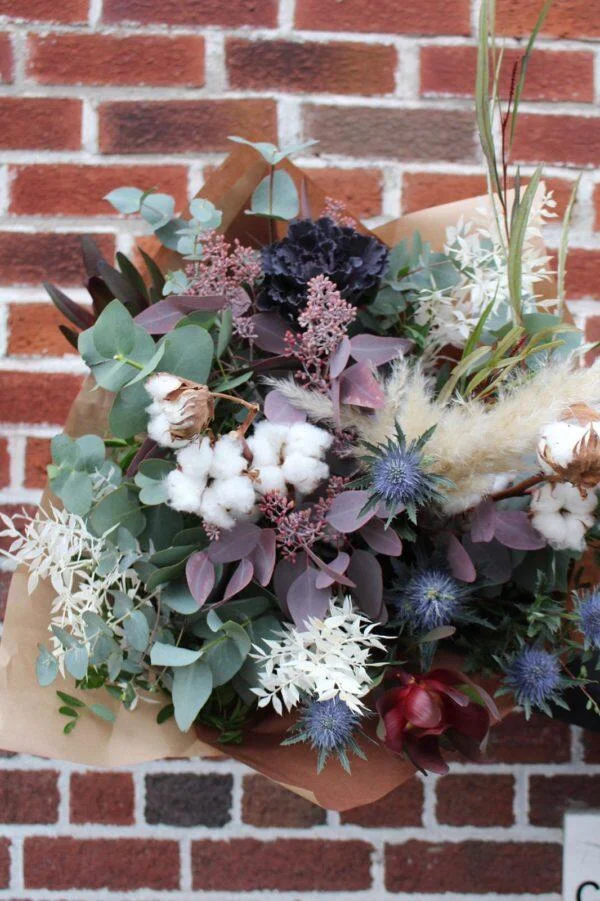 Maura's White Christmas Bouquet