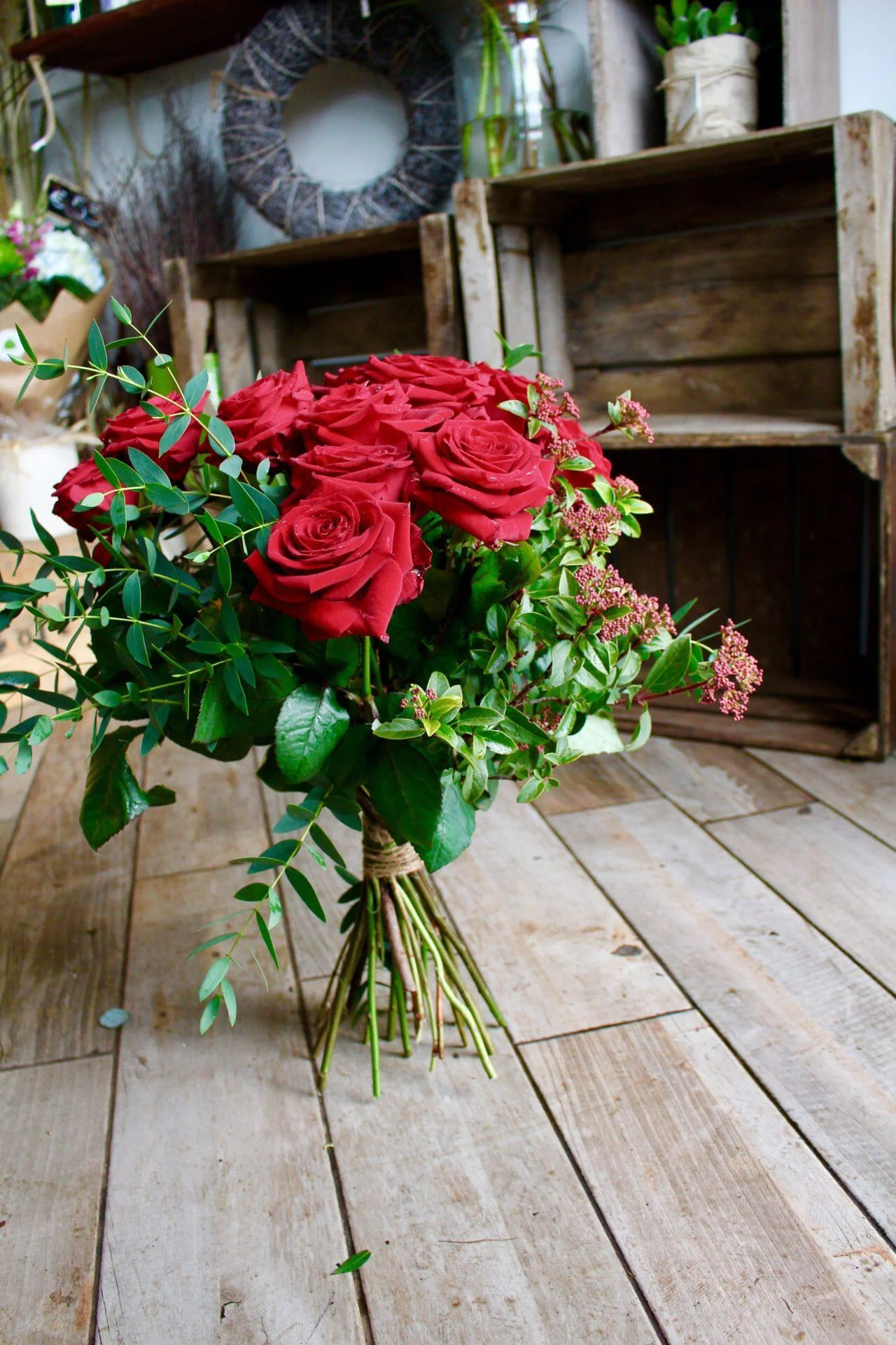 Naomi's Red Rose Bouquet